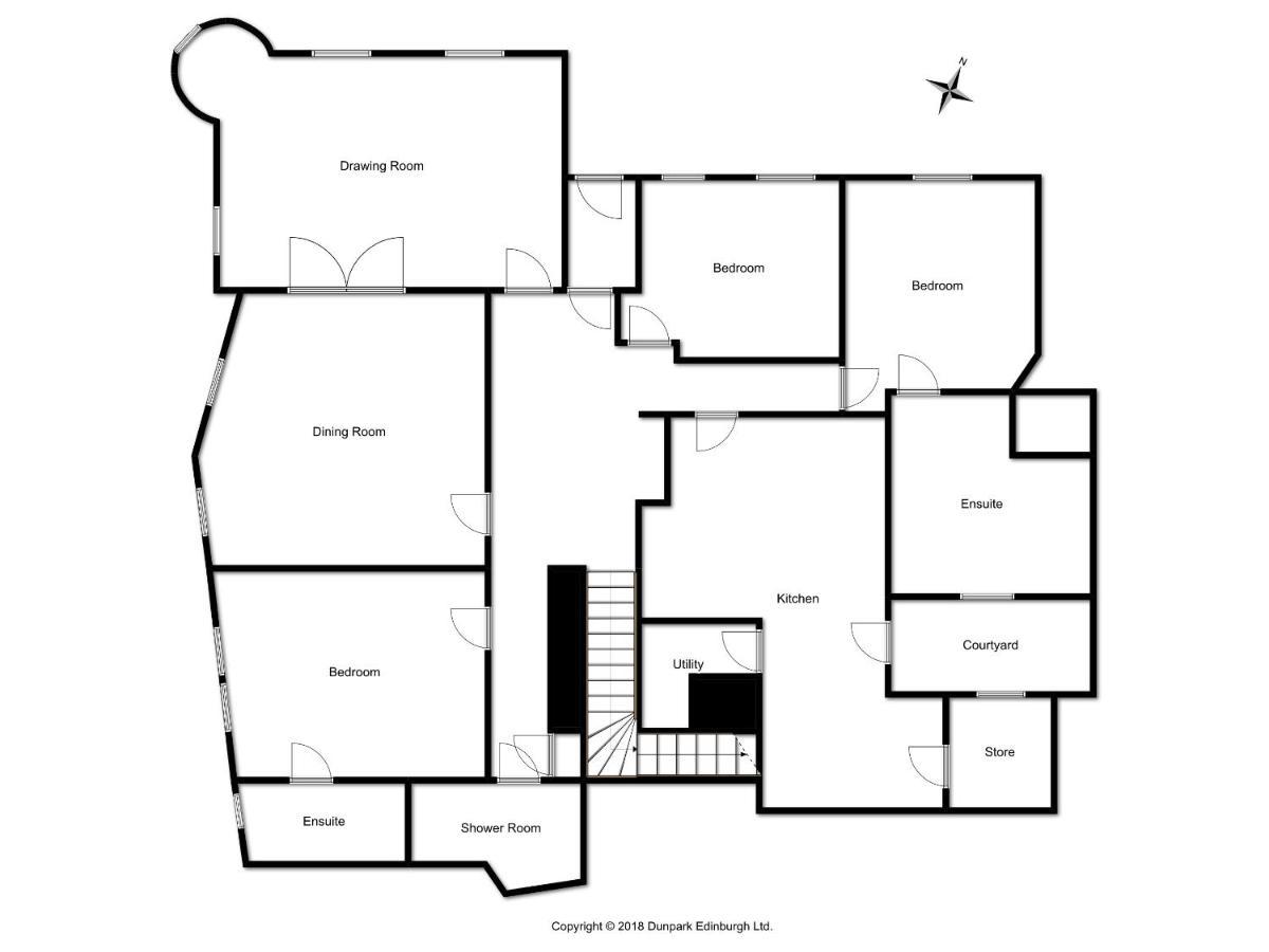 Elegant 3-Bedroom Ramsay Garden Apartment In Edinburgh City Centre Dış mekan fotoğraf